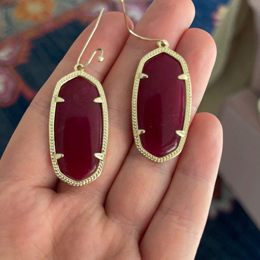 Kendra Scott Red Earrings